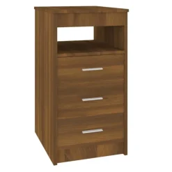 vidaXL Byråer>Byrå ek 40x50x76 cm konstruerat trä