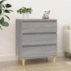 vidaXL Byråer>Byrå sonoma 60x35x70 cm konstruerat trä