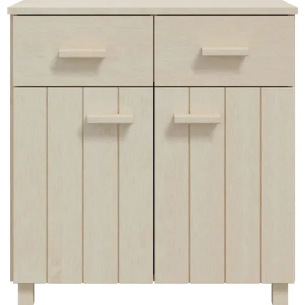 vidaXL Byråer>Byrå HAMAR honungs 79x40x80 cm massiv furu