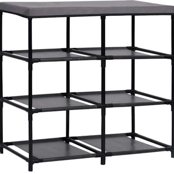 vidaXL Byråer>Byrå med 6 lådor 55x29x55 cm stål