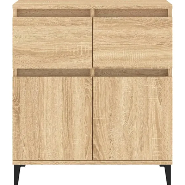 vidaXL Sideboards>Byrå sonoma-ek 60x35x70 cm konstruerat trä