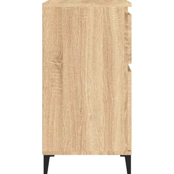 vidaXL Sideboards>Byrå sonoma-ek 60x35x70 cm konstruerat trä