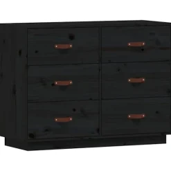 vidaXL Byråer>Byrå 100x40x75 cm massiv furu