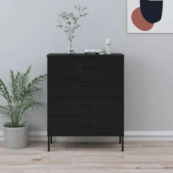 vidaXL Byråer>Byrå 80x35x101,5 cm stål