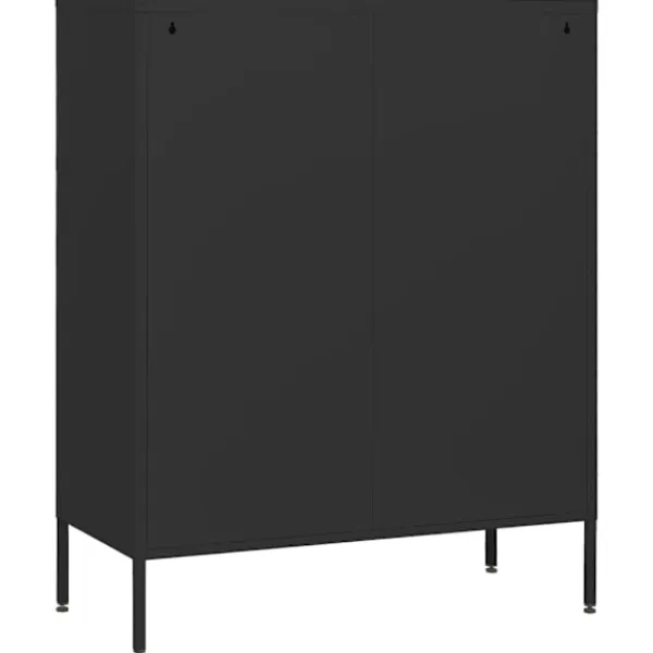 vidaXL Byråer>Byrå 80x35x101,5 cm stål