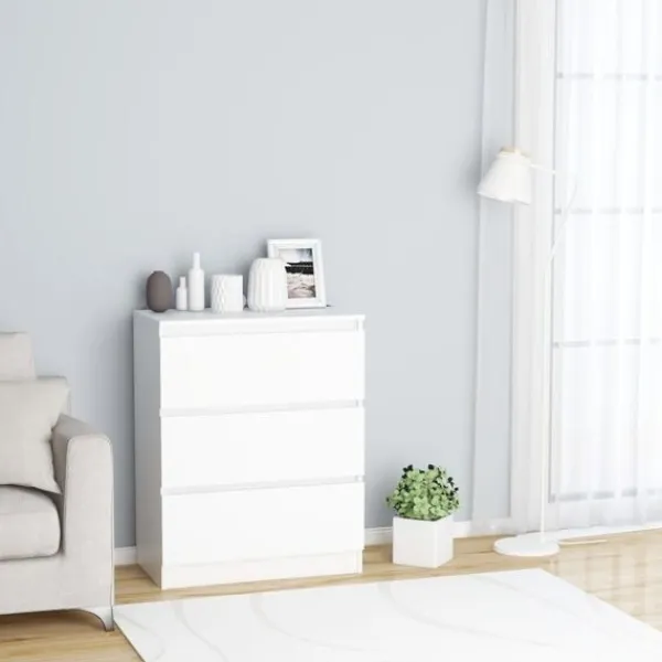 vidaXL Byråer>Byrå 60x35x76 cm konstruerat trä