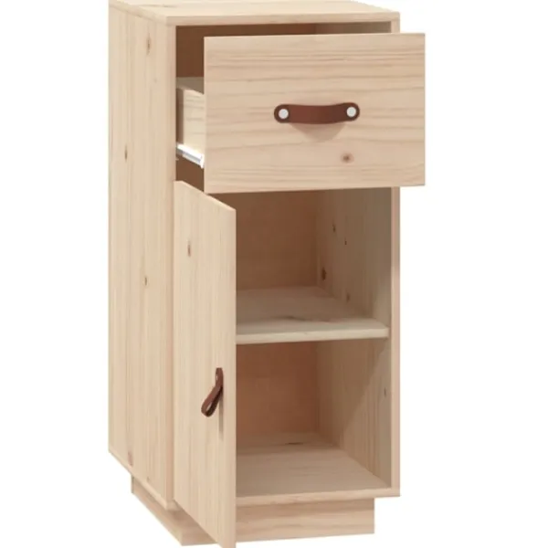 vidaXL Byråer>Byrå 34x40x75 cm massiv furu