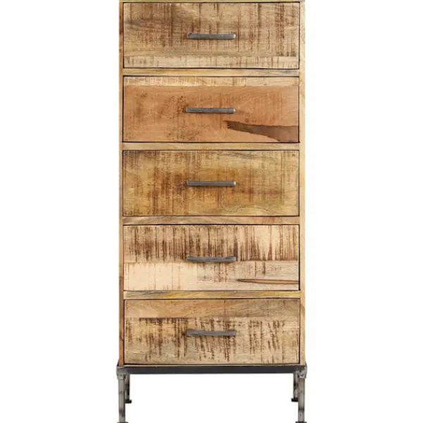 vidaXL Byråer>Byrå 45x35x106 cm massivt mangoträ