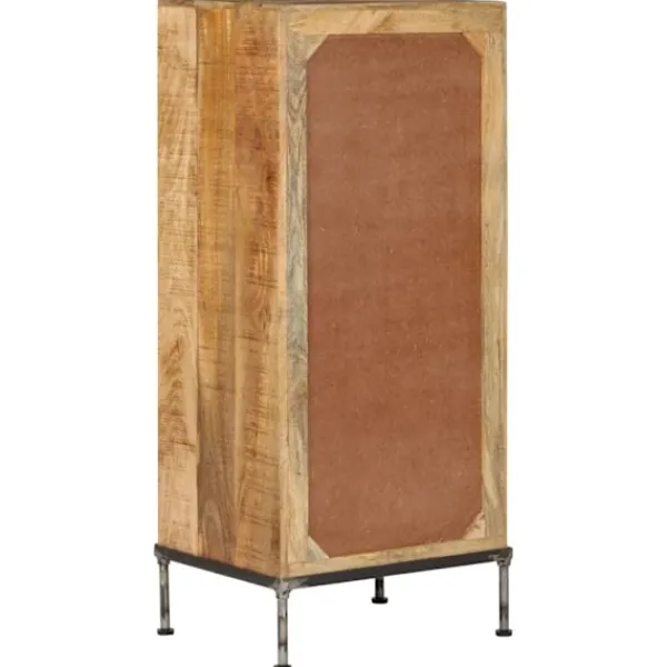 vidaXL Byråer>Byrå 45x35x106 cm massivt mangoträ