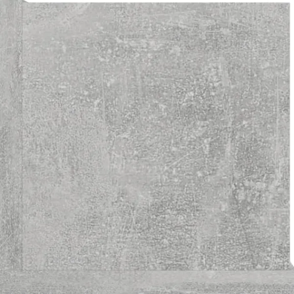 vidaXL Hyllor>CD-hylla betong 100x18x18 cm konstruerat trä