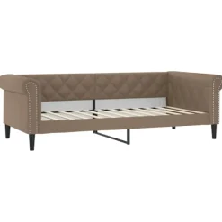 vidaXL Soffor>Dagbädd 100x200 cm konstläder Brun