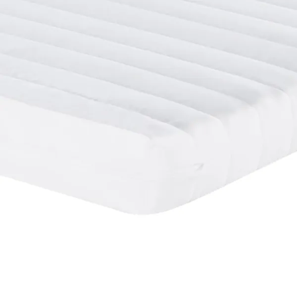 vidaXL Soffor>Dagbädd med extrabädd och madrasser ljus 90x190 cm tyg