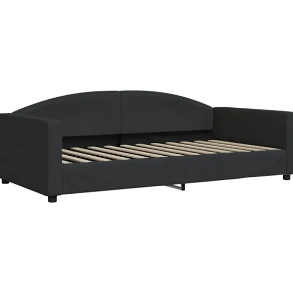 vidaXL Soffor>Dagbädd med extrabädd och madrasser 100x200 cm tyg