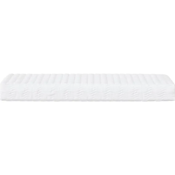vidaXL Soffor>Dagbädd med madrass gräddvit 100x200 cm tyg