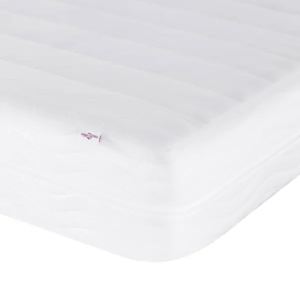 vidaXL Soffor>Dagbädd med madrass gräddvit 100x200 cm tyg