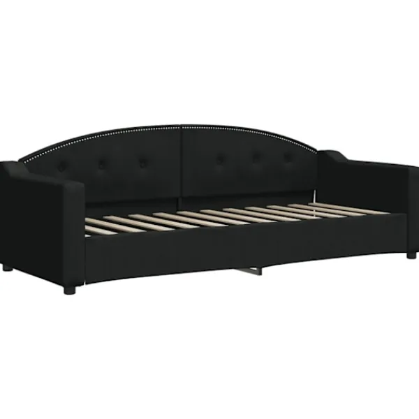 vidaXL Soffor>Dagbädd med madrasser utdragbar 80x200 cm tyg
