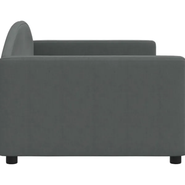 vidaXL Soffor>Dagbädd mörk 90x200 cm tyg