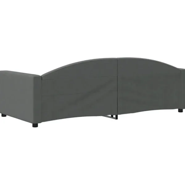 vidaXL Soffor>Dagbädd mörk 90x200 cm tyg