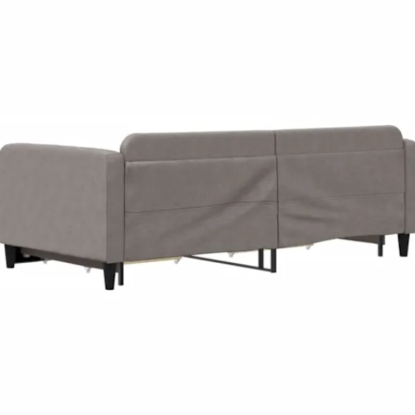 vidaXL Soffor>Dagbädd utdragbar med lådor 100x200 cm tyg