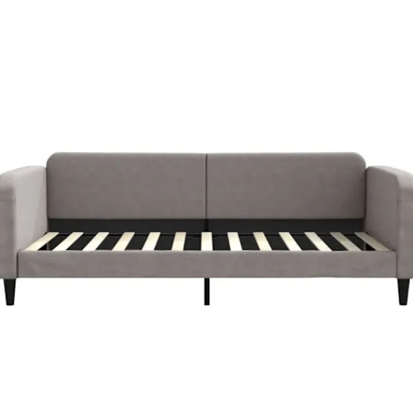 vidaXL Soffor>Dagbädd utdragbar med lådor 100x200 cm tyg