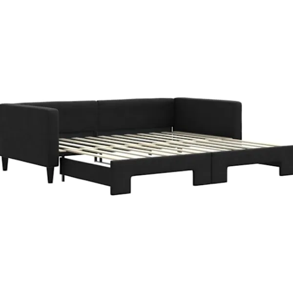 vidaXL Soffor>Dagbädd utdragbar 100x200 cm tyg
