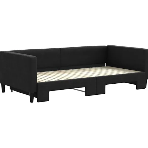 vidaXL Soffor>Dagbädd utdragbar 100x200 cm tyg