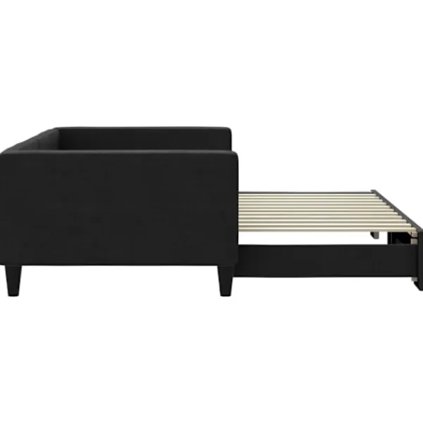 vidaXL Soffor>Dagbädd utdragbar 100x200 cm tyg