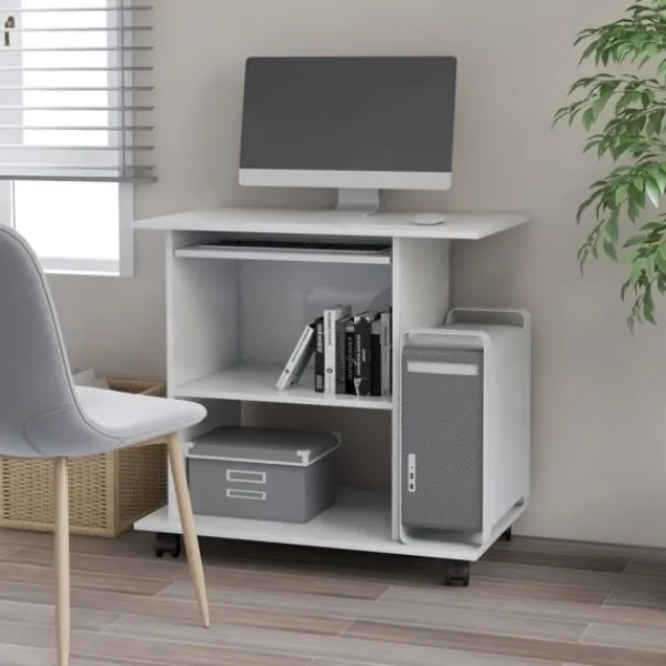 vidaXL Kontorsmöbler>Datorbord 80x50x75 cm konstruerat trä