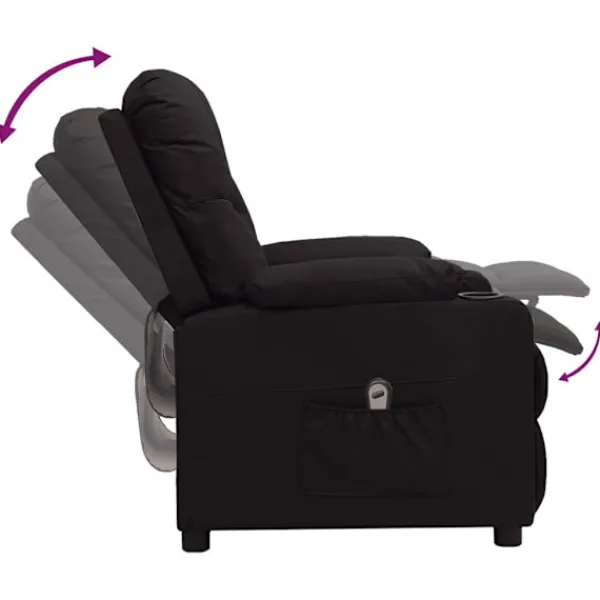 vidaXL Fåtöljer>Elektrisk reclinerfåtölj konstläder