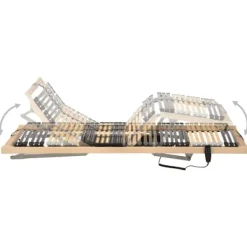 vidaXL Sängar>Elektrisk ribbotten med 42 ribbor 7 zoner 90x200 cm