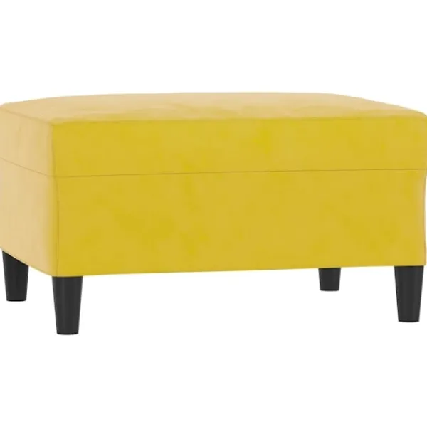 vidaXL Pallar>Fotpall 70x55x41 cm sammet