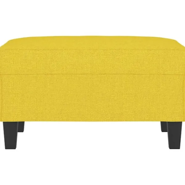 vidaXL Pallar>Fotpall ljus 70x55x41 cm tyg