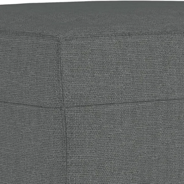 vidaXL Pallar>Fotpall mörk 70x55x41 cm tyg
