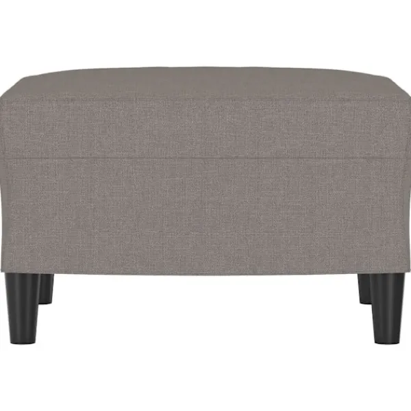 vidaXL Pallar>Fotpall 60x50x41 cm tyg