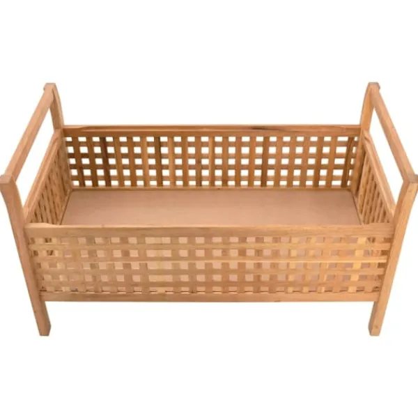 vidaXL Kistor & Koffertar>Förvaringsbänk 93x49x49 cm massivt valnötsträ