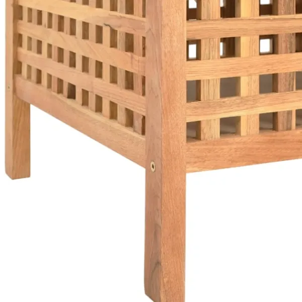vidaXL Kistor & Koffertar>Förvaringsbänk 93x49x49 cm massivt valnötsträ