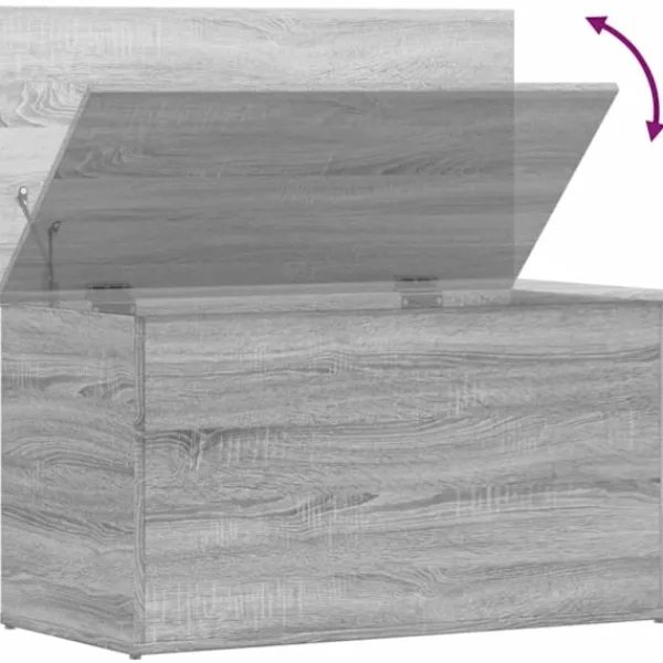 vidaXL Kistor & Koffertar>Förvaringskista sonoma 84x42x46 cm konstruerat trä