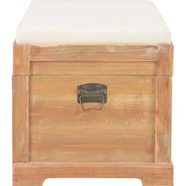 vidaXL Kistor & Koffertar>Förvaringskista med dyna 80x40x40 cm MDF
