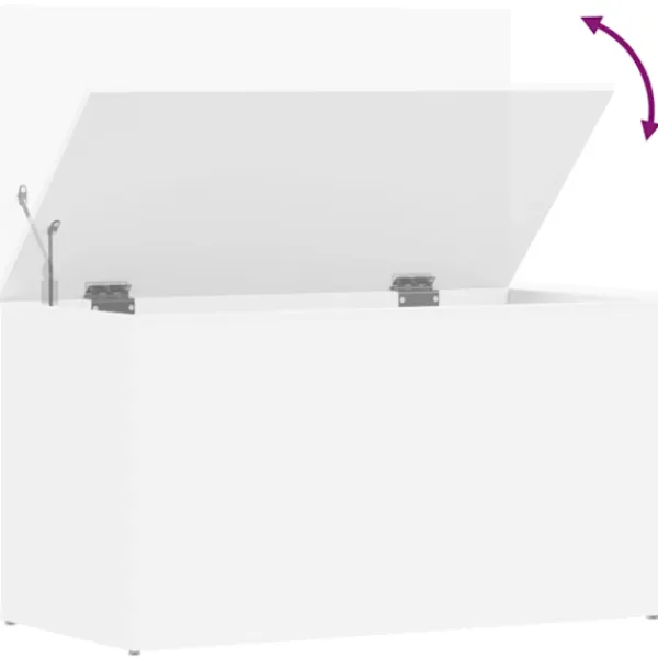 vidaXL Kistor & Koffertar>Förvaringskista 84x42x46 cm konstruerat trä