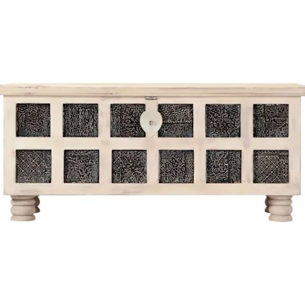 vidaXL Kistor & Koffertar>Förvaringslåda 110x40x45 cm massivt akaciaträ