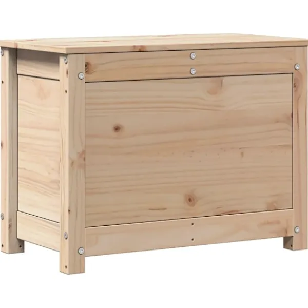 vidaXL Kistor & Koffertar>Förvaringslåda 60x32x45,5 cm massiv furu