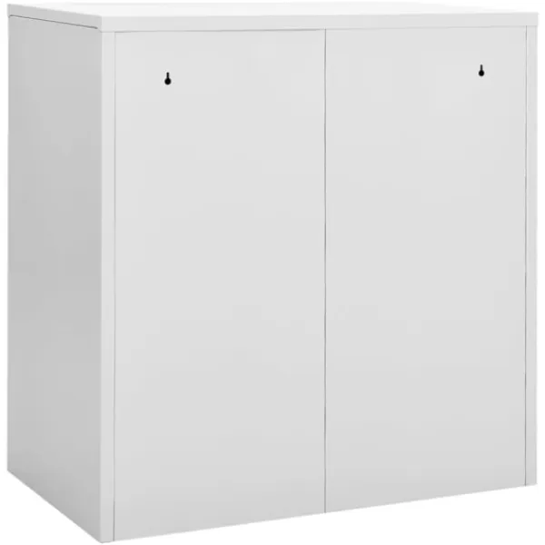 vidaXL Skåp>Förvaringsskåp 5 st ljus och blå 90x45x92,5 cm stål