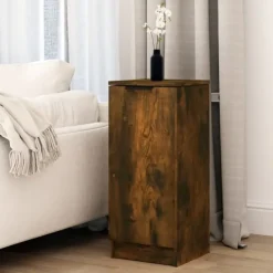 vidaXL Skåp>Förvaringsskåp rökfärgad ek 30x30x70 cm konstruerat trä