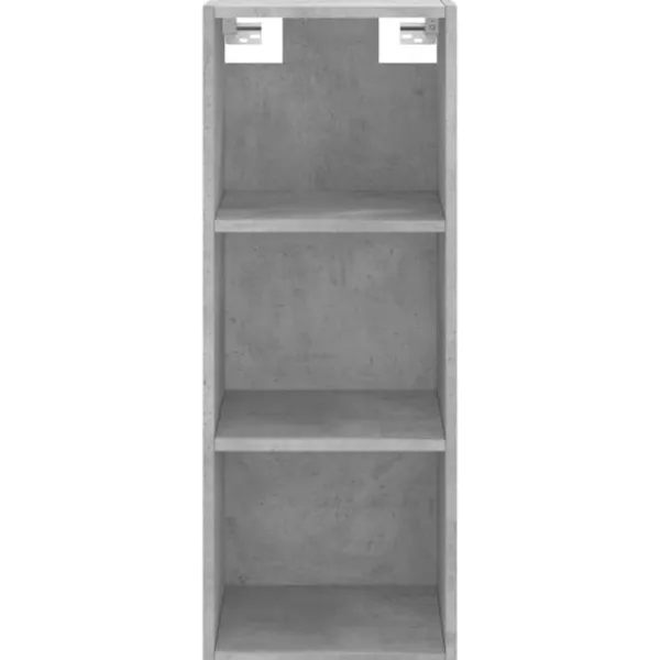 vidaXL Hyllor>Högskåp Betong 34,5x32,5x180 cm konstruerat trä