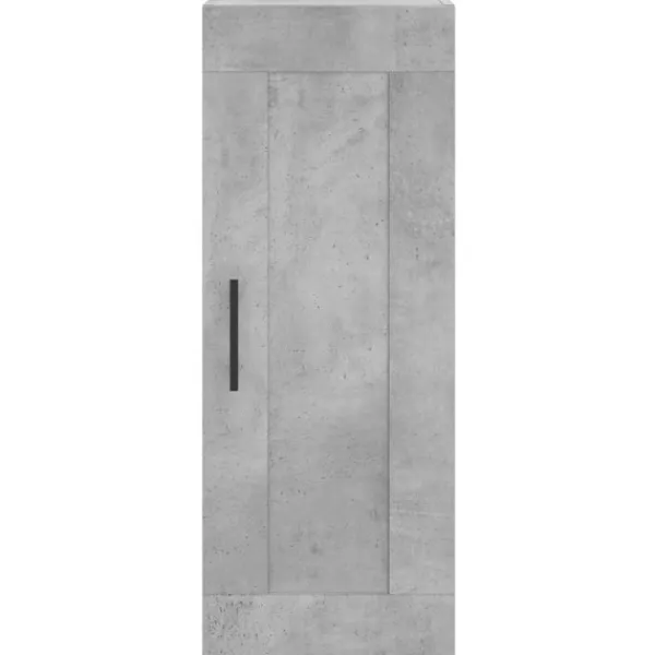 vidaXL Skåp>Högskåp betong 34,5x34x180 cm konstruerat trä