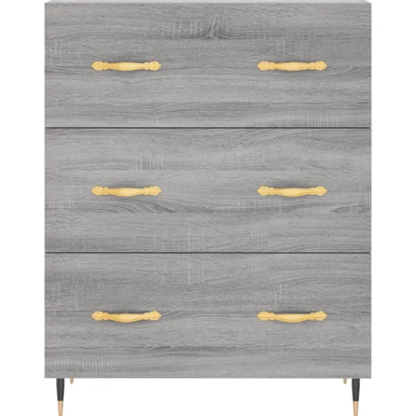 vidaXL Skåp>Högskåp Sonoma 69,5x34x180 cm konstruerat trä