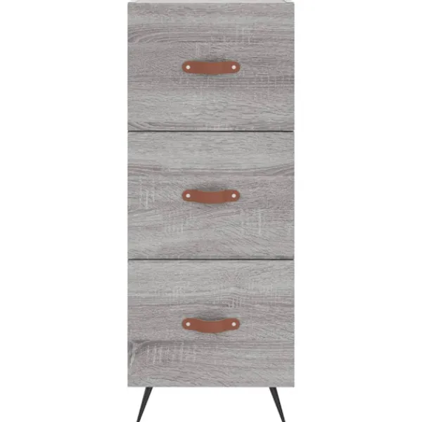 vidaXL Skåp>Högskåp sonoma 34,5x34x180 cm konstruerat trä