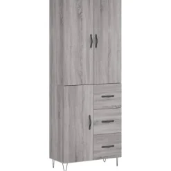 vidaXL Skåp>Högskåp Sonoma 69,5x34x180 cm konstruerat trä