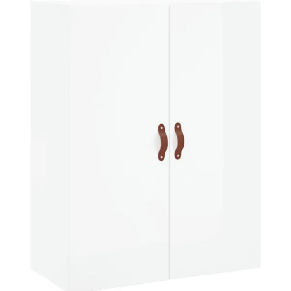 vidaXL Skåp>Högskåp högglans 69,5x34x180 cm konstruerat trä