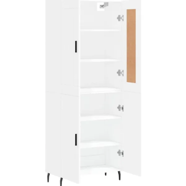 vidaXL Skåp>Högskåp högglans 69,5x34x180 cm konstruerat trä